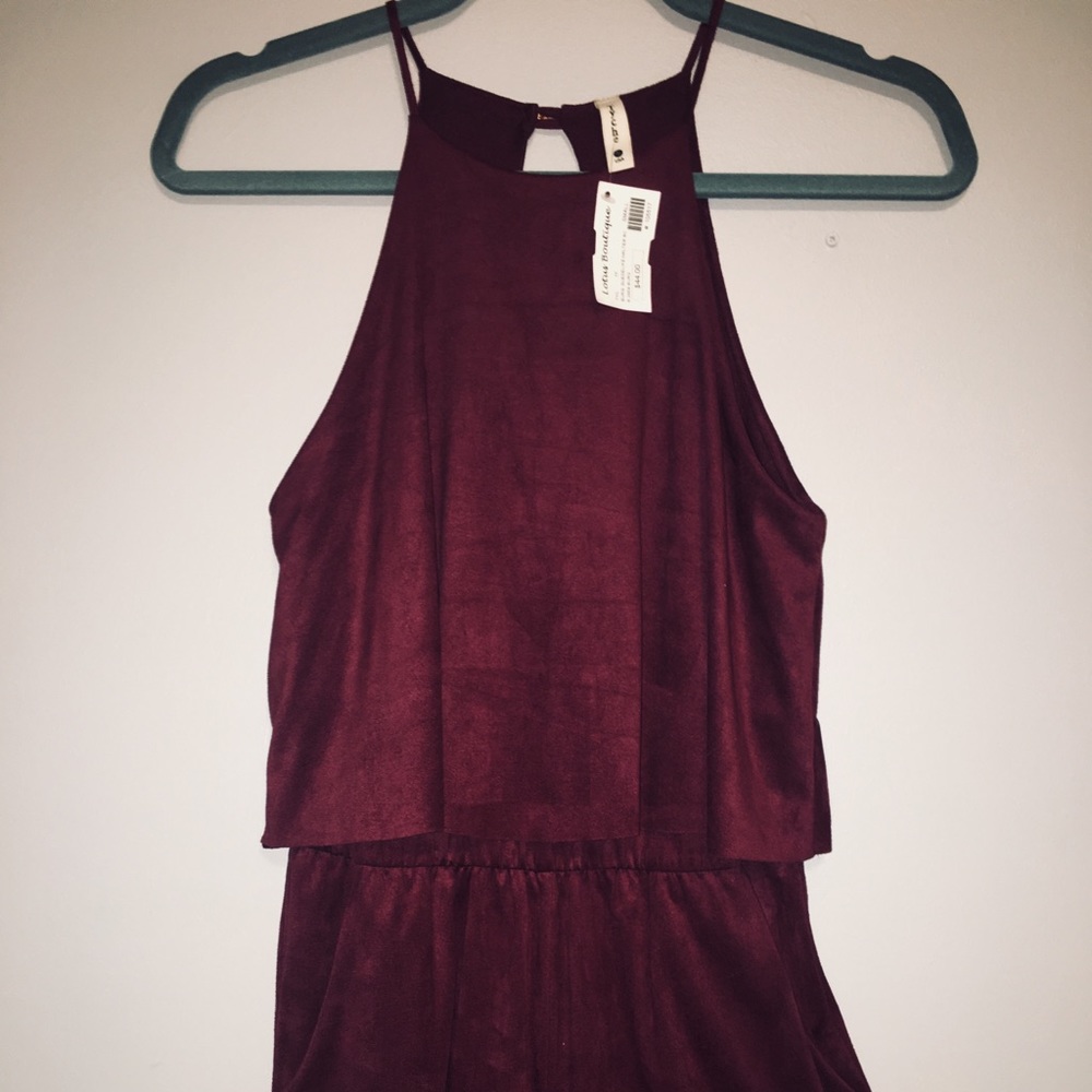 Red Velvet Romper